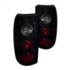 2004 - 2007 Chevy Silverado 3500 Euro Style Tail Lights - Black/Smoke