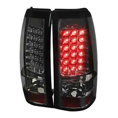 2004 - 2007 Chevy Silverado 3500 LED Tail Lights - Smoke