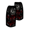 2004 - 2007 Chevy Silverado 3500 Euro Style Tail Lights - Smoke