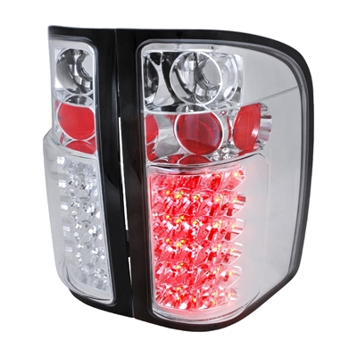 2007 - 2014 Chevy Silverado 3500HD LED Tail Lights - Chrome