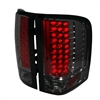 2007 - 2014 Chevy Silverado 3500HD LED Tail Lights - Smoke