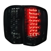 2007 - 2014 Chevy Silverado 3500HD LED Tail Lights - Smoke