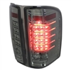 2007 - 2014 Chevy Silverado 3500HD LED Light Bar Tail Lights - Smoke