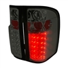 2007 - 2014 Chevy Silverado 3500HD LED Tail Lights - Smoke