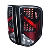 2007 - 2014 Chevy Silverado 3500HD LED Tail Lights - Black