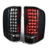 2007 - 2014 Chevy Silverado 3500HD LED Tail Lights - Black