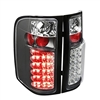 2007 - 2014 Chevy Silverado 3500HD LED Tail Lights - Black