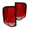 2007 - 2014 Chevy Silverado 3500HD LED Tail Lights - Red