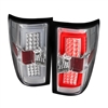 2015 - 2019 Chevy Silverado 3500HD LED Light Bar Tail Lights - Chrome