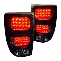 2007 - 2014 GMC Sierra 3500HD LED Tail Lights - Black/Smoke