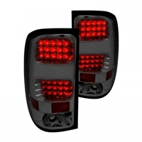 2007 - 2014 GMC Sierra 3500HD LED Tail Lights - Smoke