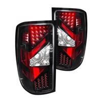 2007 - 2014 GMC Sierra 3500HD LED Tail Lights - Black