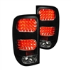 2007 - 2014 GMC Sierra 3500HD LED Tail Lights - Black
