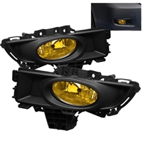 2007 - 2008 Mazda3 4Dr OEM Fog Lights W/Switch - Yellow