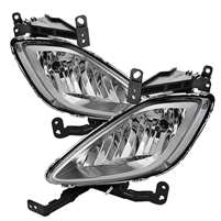 2011 - 2013 Hyundai Elantra OEM Style Fog Lights W/Switch - Clear