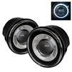 2006 - 2008 Jeep Commander Halo Projector Fog Lights W/Switch  - Clear