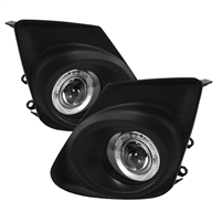 2011 - 2013 Toyota Corolla Halo Projector Fog Lights w/Switch - Clear