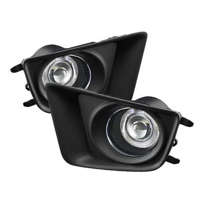 2012 - 2015 Toyota Tacoma Halo Projector Fog Lights w/Switch - Clear