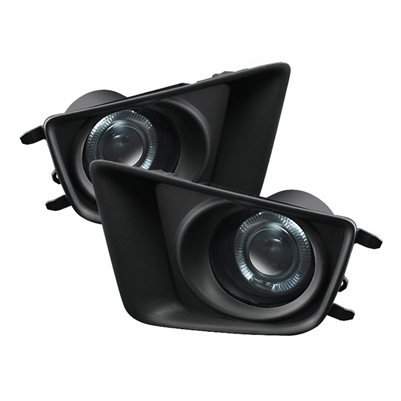 2012 - 2015 Toyota Tacoma Halo Projector Fog Lights w/Switch - Smoke