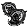2007 - 2014 Mini Clubman Projector DRL Headlights - Black