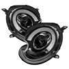 2007 - 2014 Mini Clubman HB Projector DRL Headlights - Black