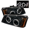 2003 - 2007 Chevy Silverado 3500 Projector LED Halo Headlights - Black