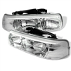 2000 - 2006 Chevy Tahoe Crystal Headlights - Chrome