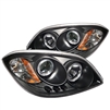 2007 - 2009 Pontiac G5 Projector LED Halo Headlights - Black