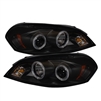 2006 - 2013 Chevy Impala Projector LED Halo Headlights - Black/Smoke