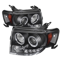 2008 - 2012 Ford Escape Projector DRL Headlights - Black