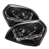 2005 - 2009 Hyundai Tucson Projector DRL Headlights - Black