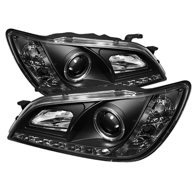 2000 - 2005 Lexus IS300 Projector DRL LED Halo Headlights - Black