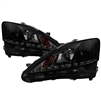 2006 - 2010 Lexus IS250 / IS350 (Halogen Model) Projector DRL Headlights - Black/Smoke