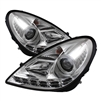 2005 - 2011 Mercedes SLK Projector DRL Headlights - Chrome