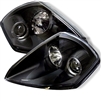 2000 - 2005 Mitsubishi Eclipse Projector LED Halo Headlights - Black