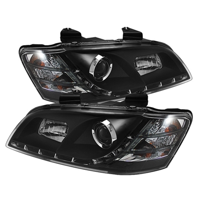 2008 - 2009 Pontiac G8 Projector DRL Headlights - Black