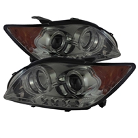 2008 - 2010 Scion tC Projector LED Halo Headlights - Smoke