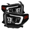 2014 - 2021 Toyota Tundra Projector Light Bar DRL Headlights - Black