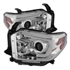 2014 - 2021 Toyota Tundra Projector Light Bar DRL Headlights - Chrome