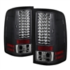 2007 - 2014 GMC Sierra HD LED Tail Lights - Black