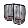 2007 - 2014 GMC Sierra HD LED Tail Lights - Chrome