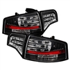 2005 - 2008 Audi S4 4Dr LED Tail Lights - Black