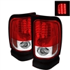 1994 - 2002 Dodge Ram 3500 LED Tail Lights - Red/Clear