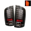 2007 - 2009 Dodge Ram 3500 LED Tail Lights - Black