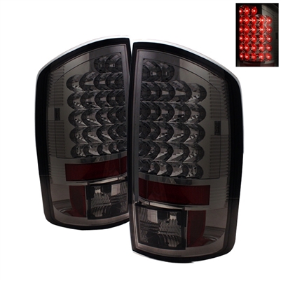 2007 - 2009 Dodge Ram 3500 LED Tail Lights - Smoke
