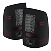 2019 - 2024 Dodge Ram 1500 Classic LED Tail Lights - Black/Smoke