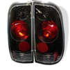 1999 - 2004 Ford F-450 Euro Style Tail Lights - Black