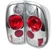 1999 - 2004 Ford F-450 Euro Style Tail Lights - Chrome