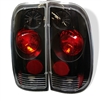 2005 - 2007 Ford F-350 Euro Style Tail Lights - Black