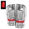 2008 - 2010 Ford F-350 LED Tail Lights - Chrome